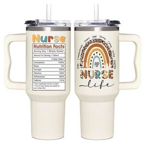 Nurse Life NEW 40oz Hot/Cold Stainless Steel Tumbler